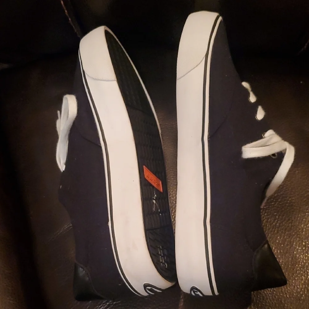 2/$25 Women's Black Canvas Sneakers. Size 9.5
